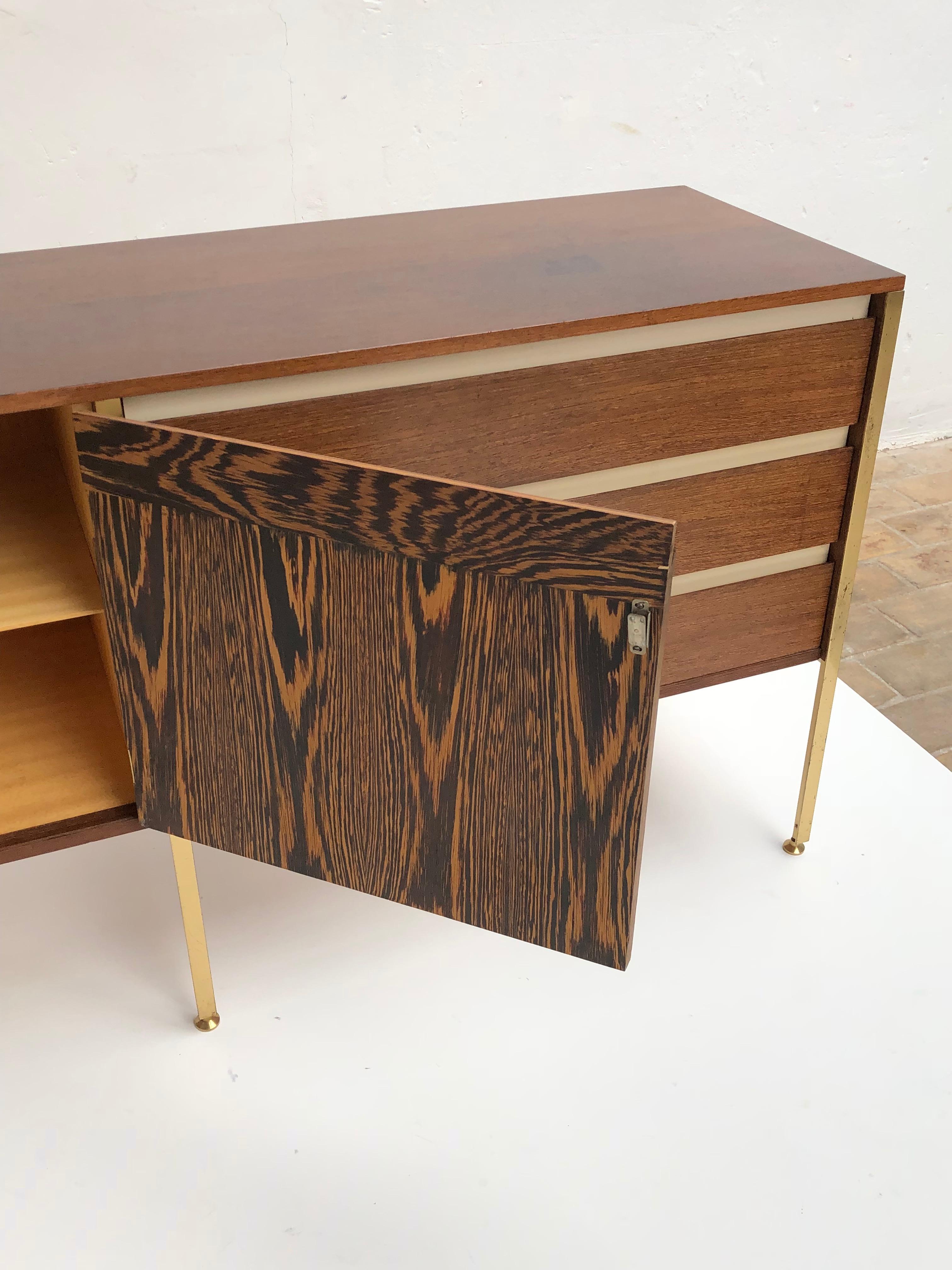 'Copal' Credenza in Panga Panga by Kho Liang le & Wim Crouwel for Fristho, 1960 2