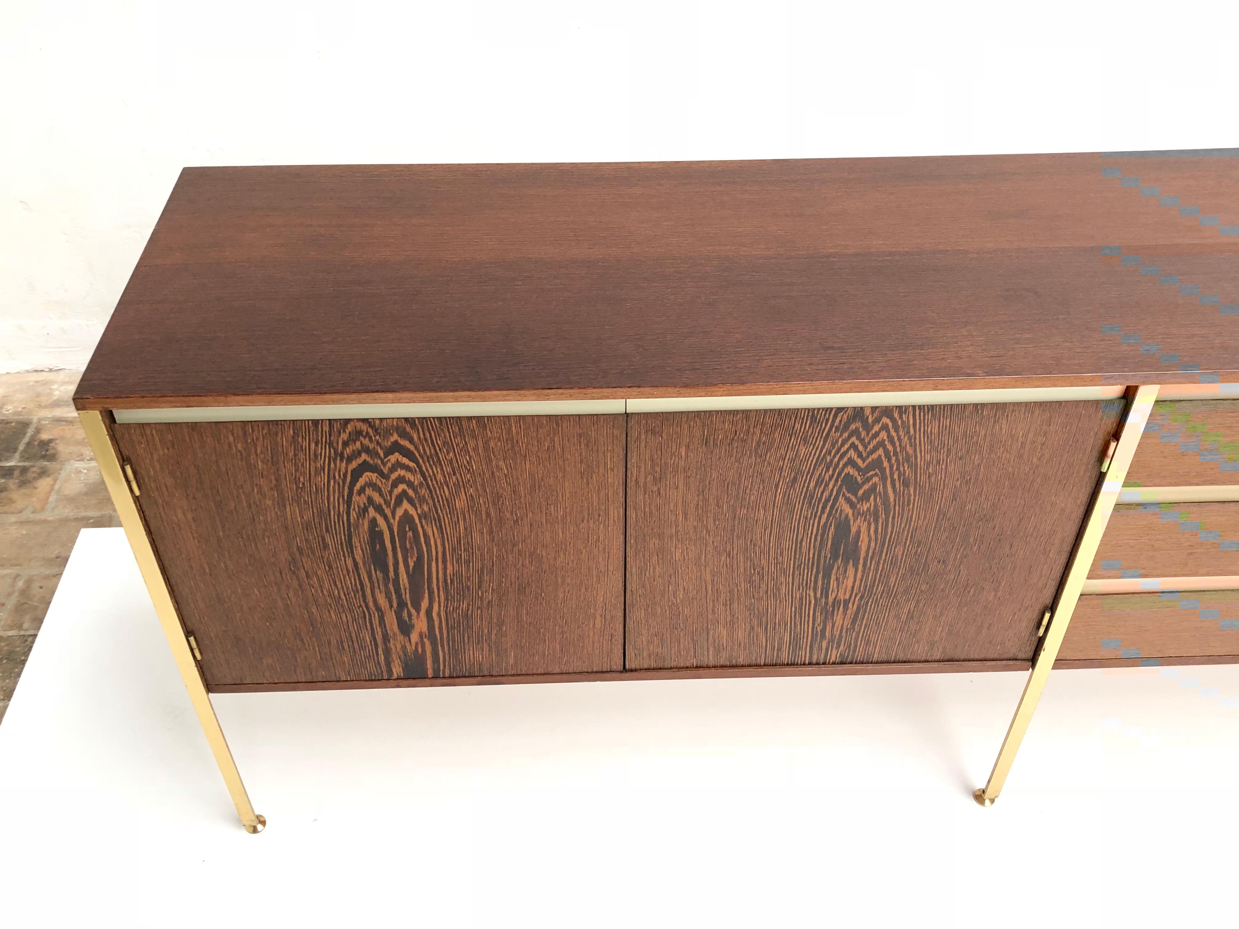 Mid-20th Century 'Copal' Credenza in Panga Panga by Kho Liang le & Wim Crouwel for Fristho, 1960