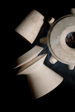 Quemadores de Incienso Contemporáneo de Piedra Maya de ACOOCOORO -COPALERA N.° 3