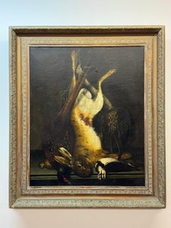 Antique Still life with hare and pheasant