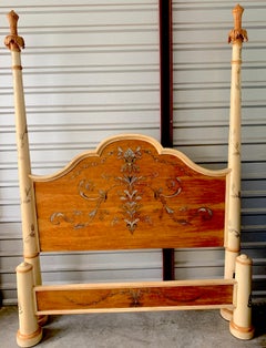 Copeland Ferguson Venetian Painted Queen Bed, Estate of Celine Dion