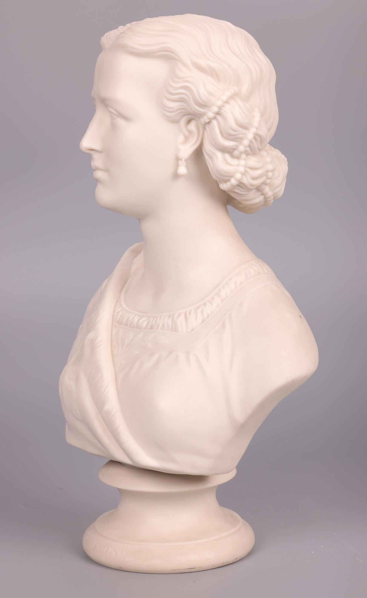 Copeland FL Miller Princess of Wales Parian Bust, 1863 For Sale 2