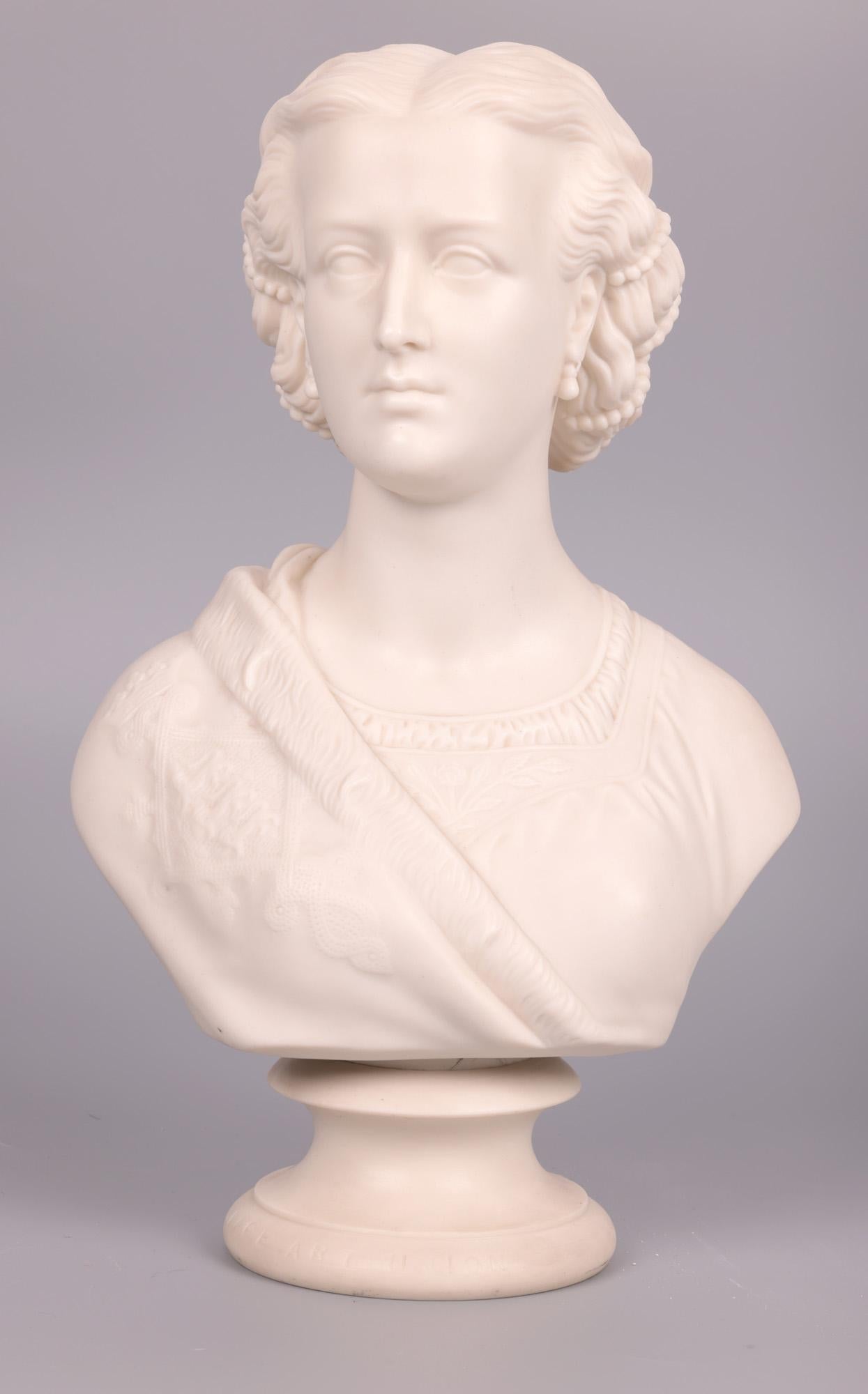 Copeland FL Miller Princess of Wales Parian Bust, 1863 For Sale 7