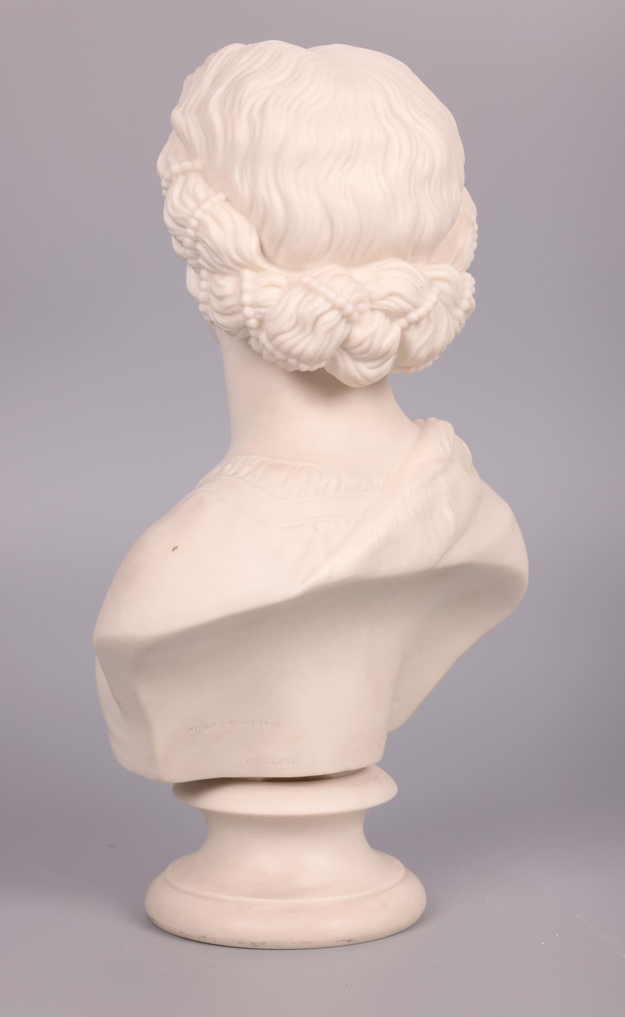 Copeland FL Miller Princess of Wales Parian Bust, 1863 For Sale 9