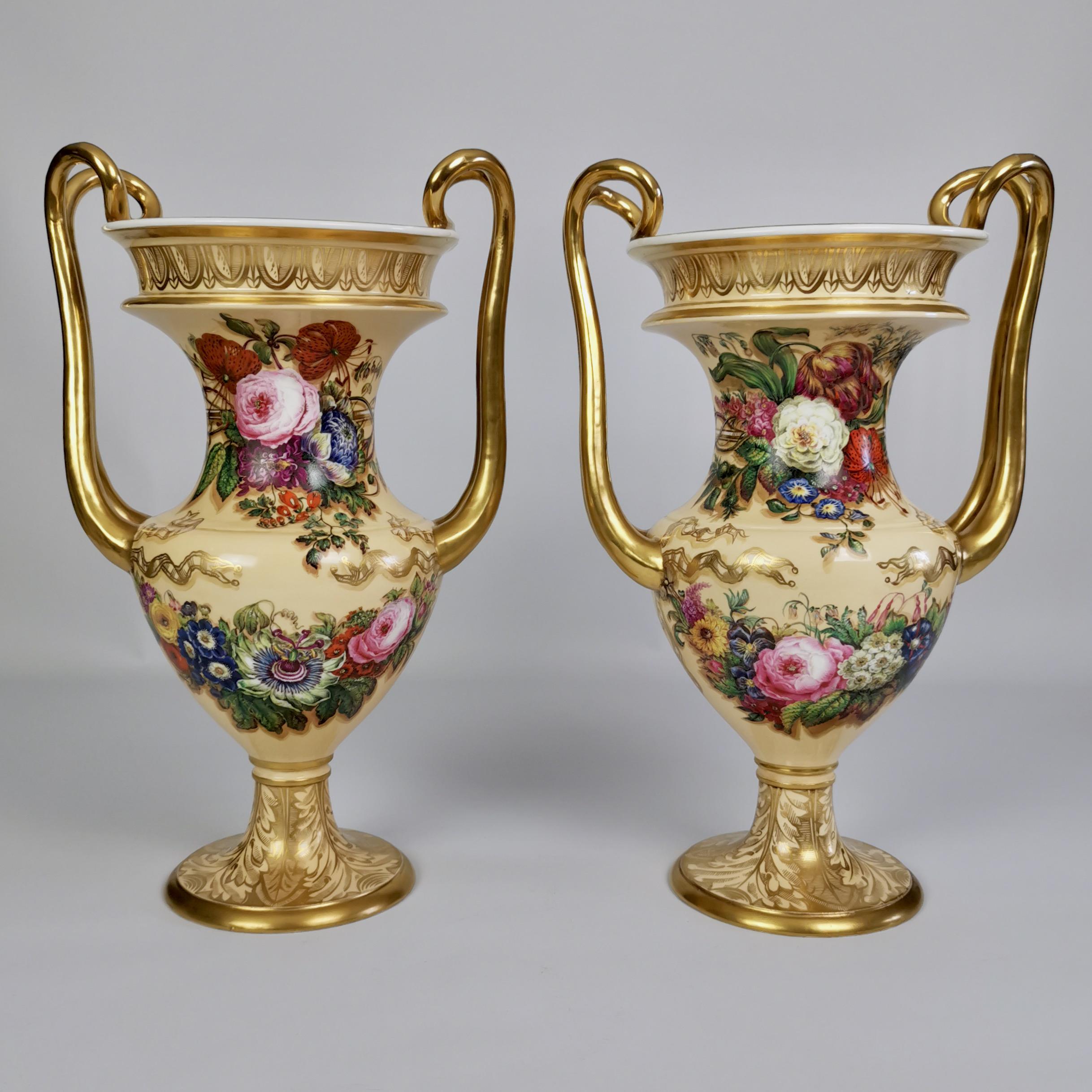 rococo porcelain vases