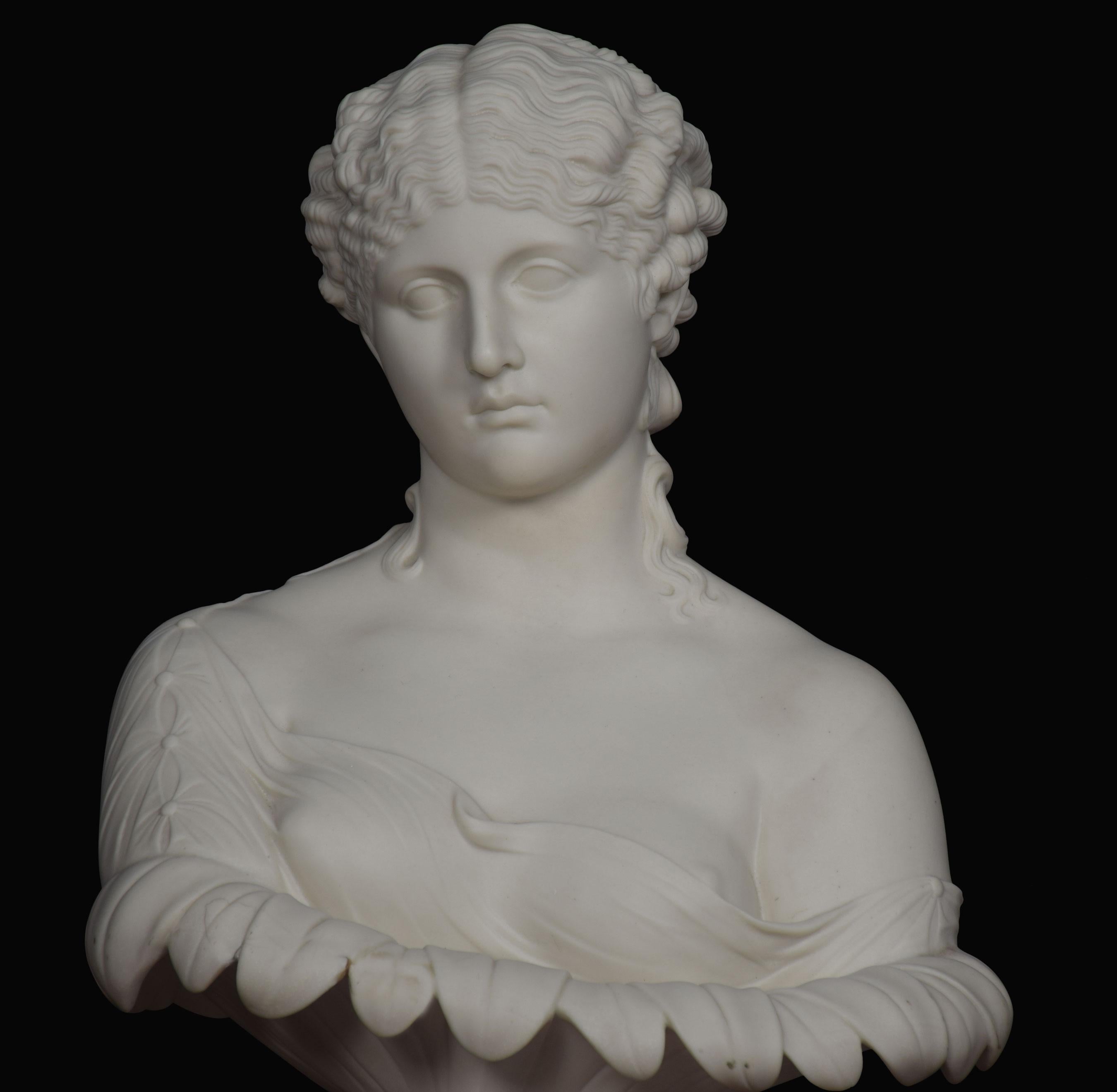 Copeland Parian Bust of a Female In Good Condition In Cheshire, GB