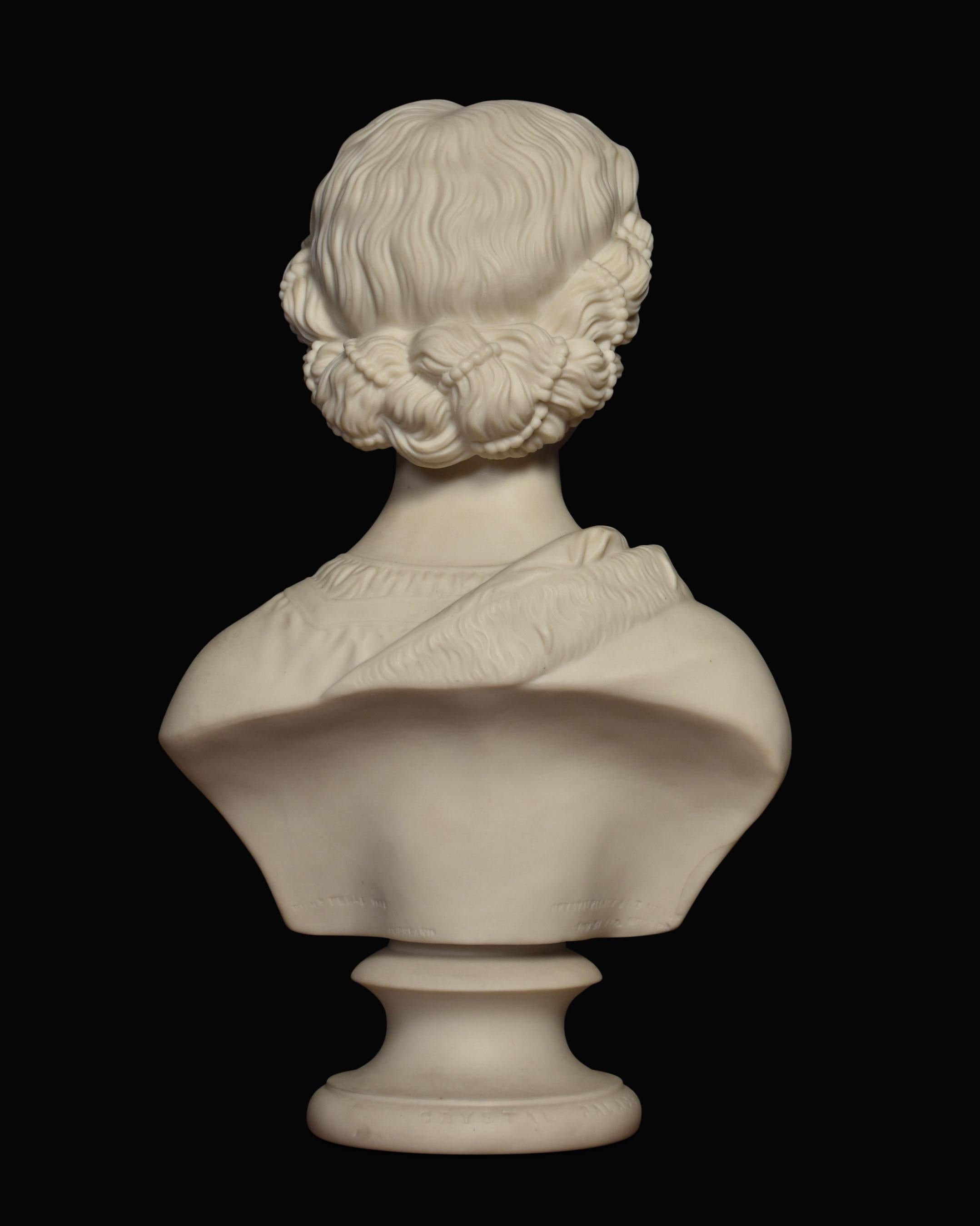 British Copeland Parianware Bust of Diana For Sale