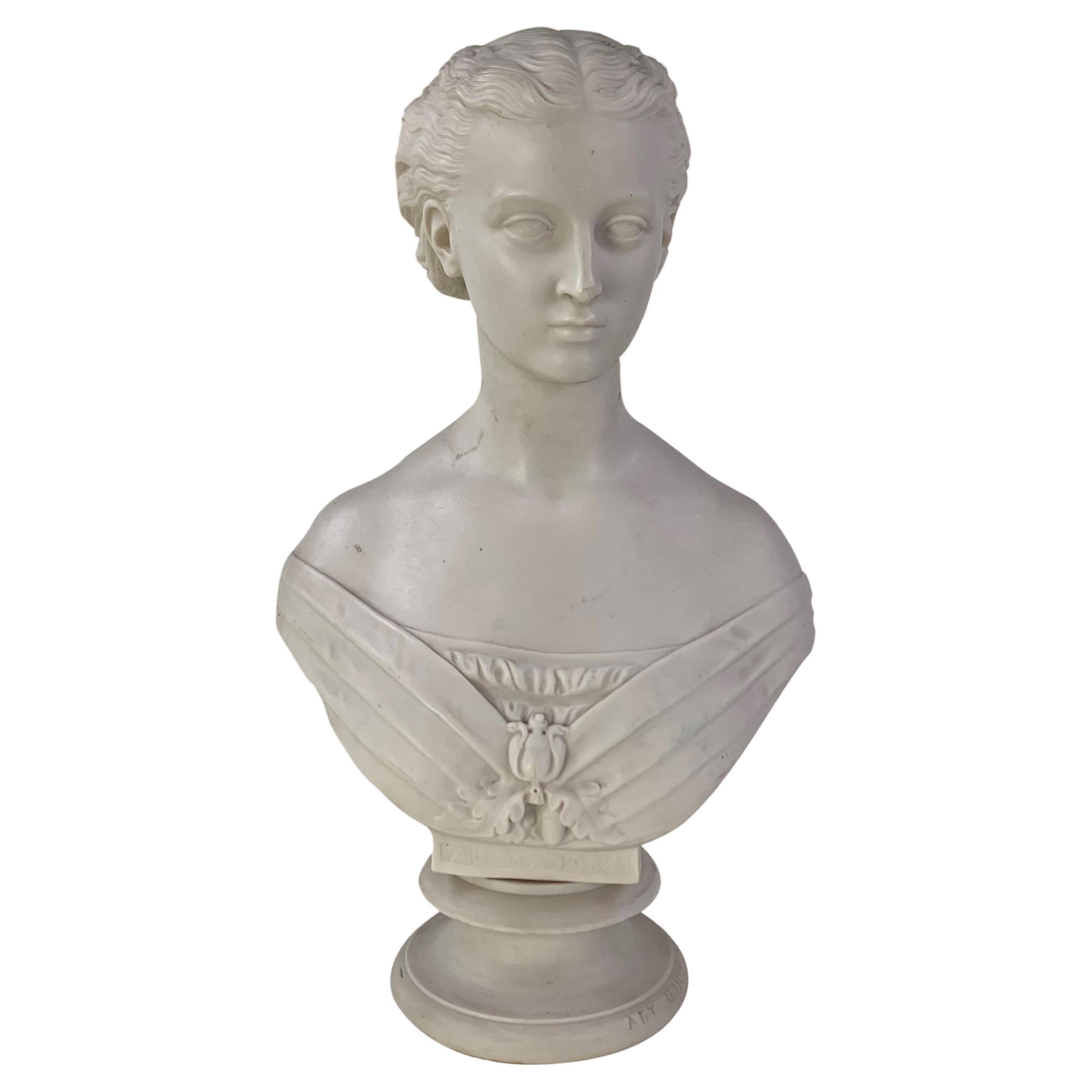 Copeland Parianware Bust of Princess Alexandra, 1863