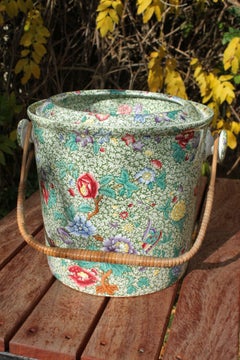 Copeland Spode 6 Piece Wash Set Decorated with Hand Coloured King Chintz Pattern