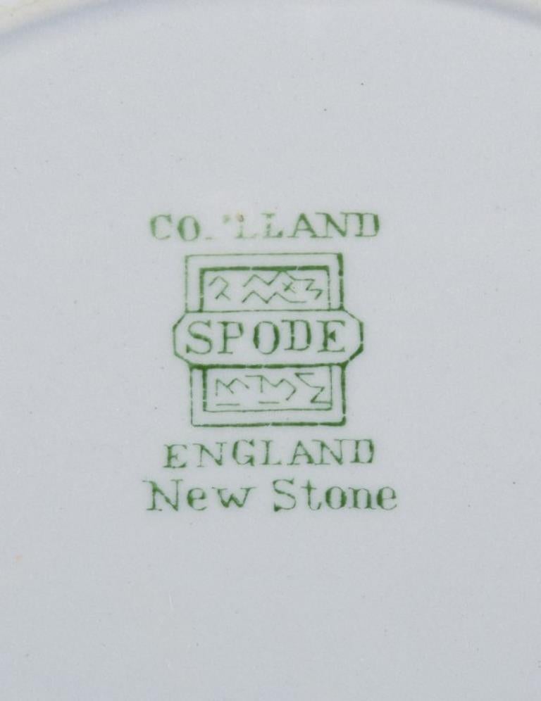 Copeland Spode, Inglaterra. Nueve placas de loza. Con motivos florales y aves. en Excelente estado para la venta en Copenhagen, DK
