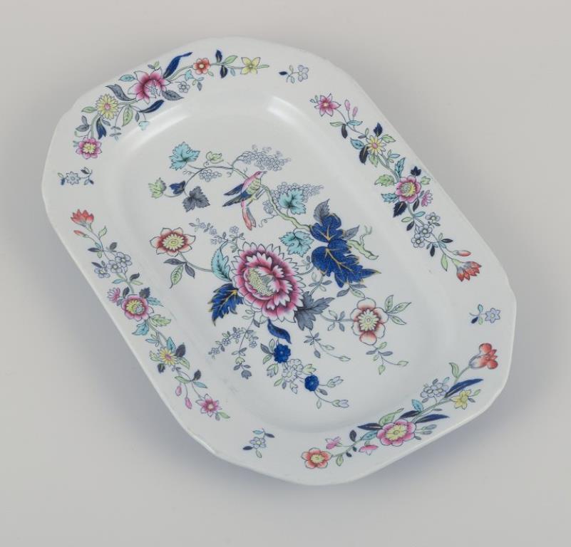 Copeland Spode, Inglaterra. Plato ovalado y cuenco ovalado de loza. en Excelente estado para la venta en Copenhagen, DK