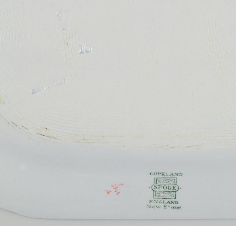 Copeland Spode, Inglaterra. Plato ovalado y cuenco ovalado de loza. en venta 1