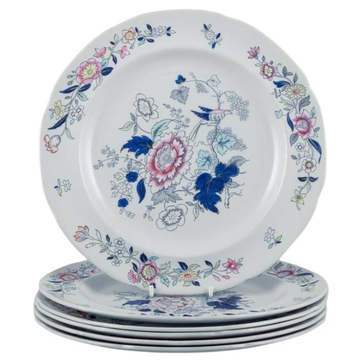 Copeland Spode, Inglaterra. Seis platos llanos de loza. Aproximadamente 1930
