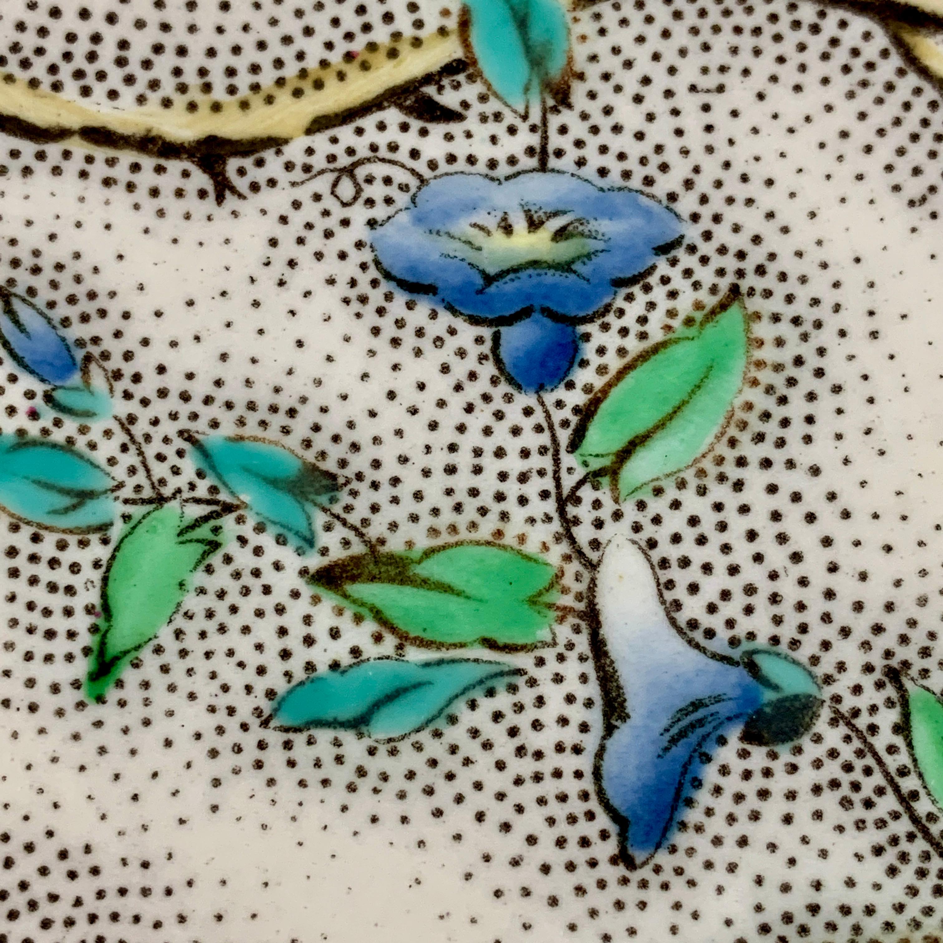 Copeland Spode English 'Patricia' Chintz Floral Transferware Dinner Plates, S/6 7