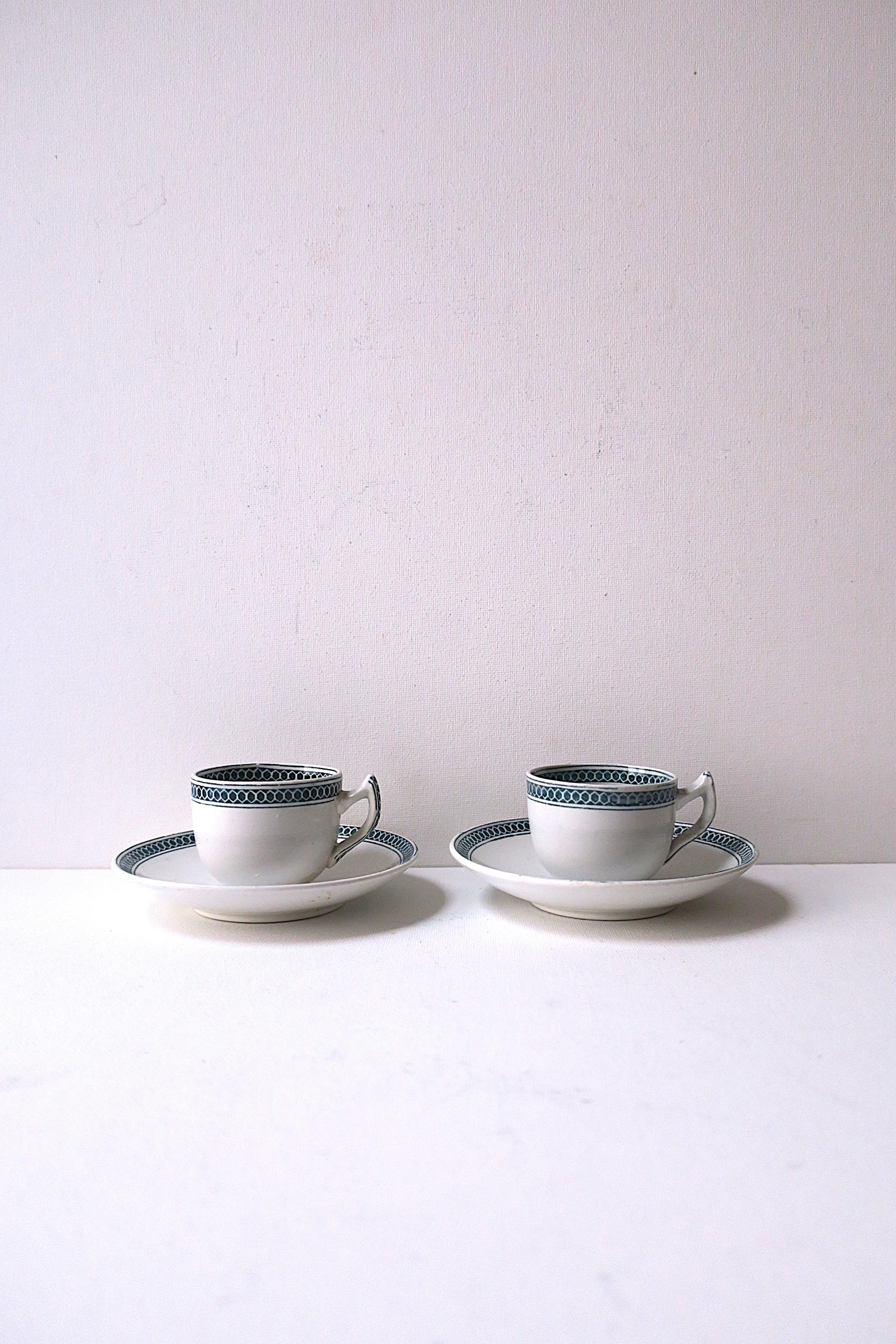 Service à café expresso Copeland Spode, vers le 19e siècle en Angleterre en vente 8