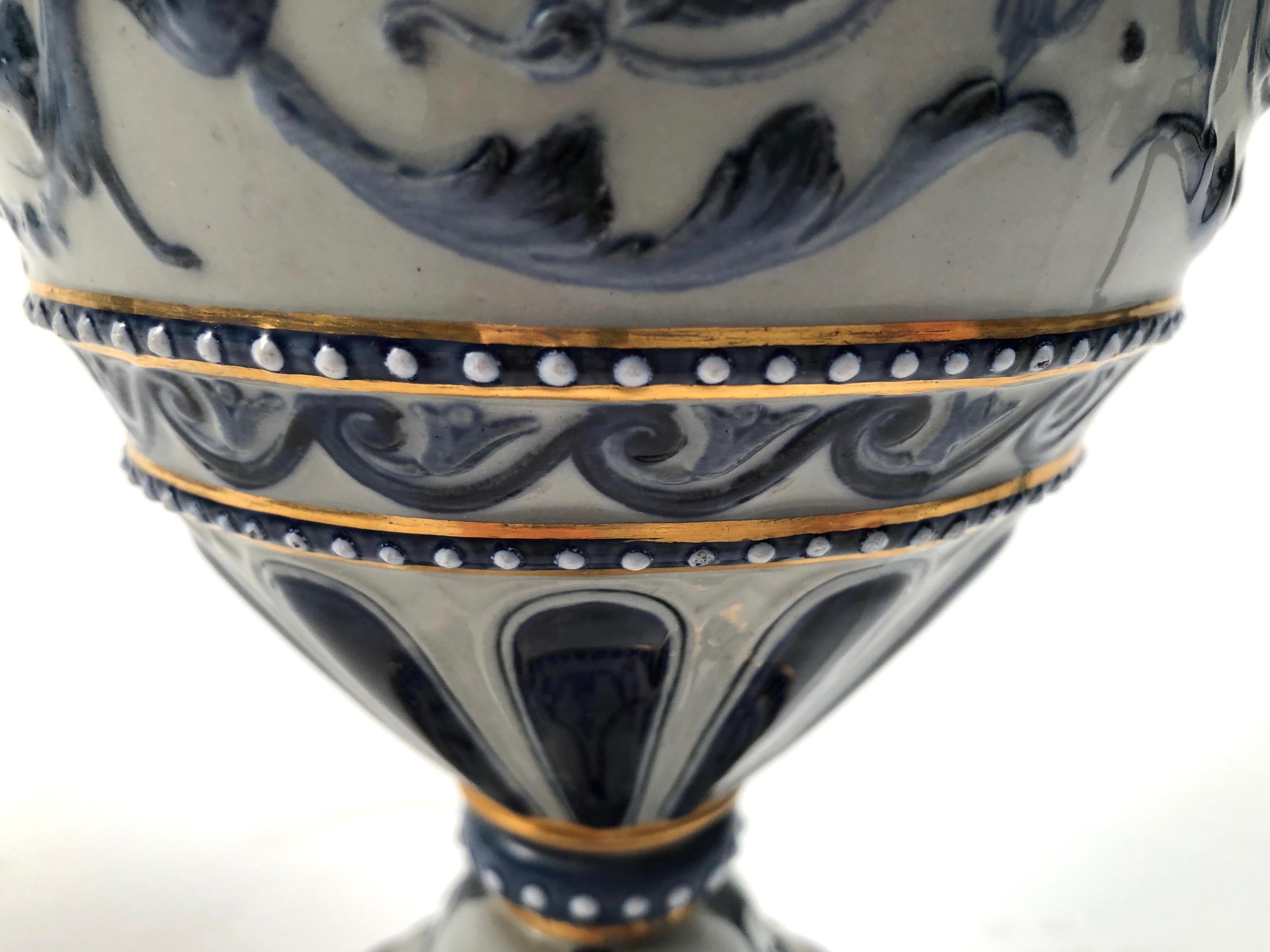 Copeland Spode Florentine Vase for Tiffany and Company, NY In Good Condition In Essex, MA