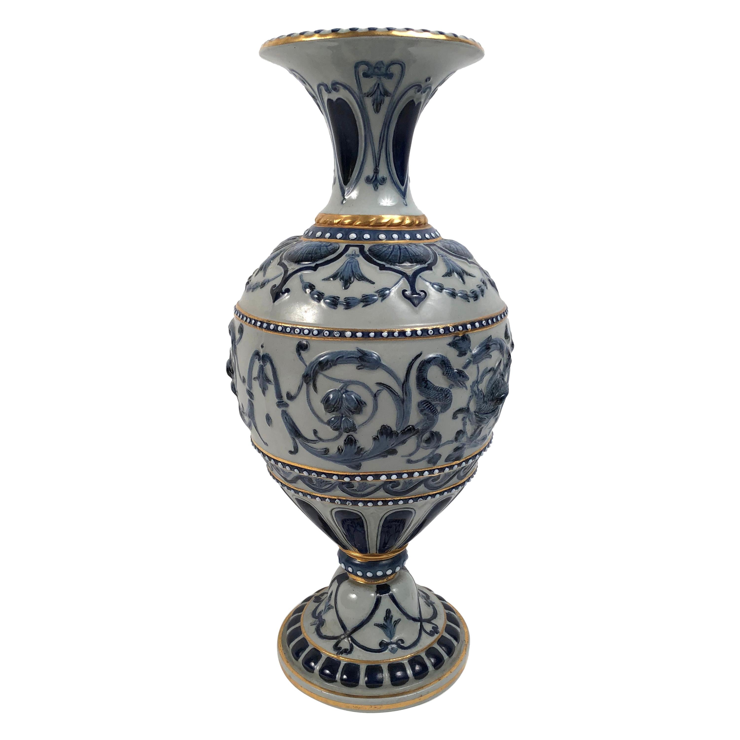 Copeland Spode Florentine Vase for Tiffany and Company, NY