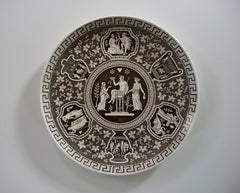 COPELAND SPODE - Greek Pattern Transfer Decorated Plate - U.K. - Circa 1956