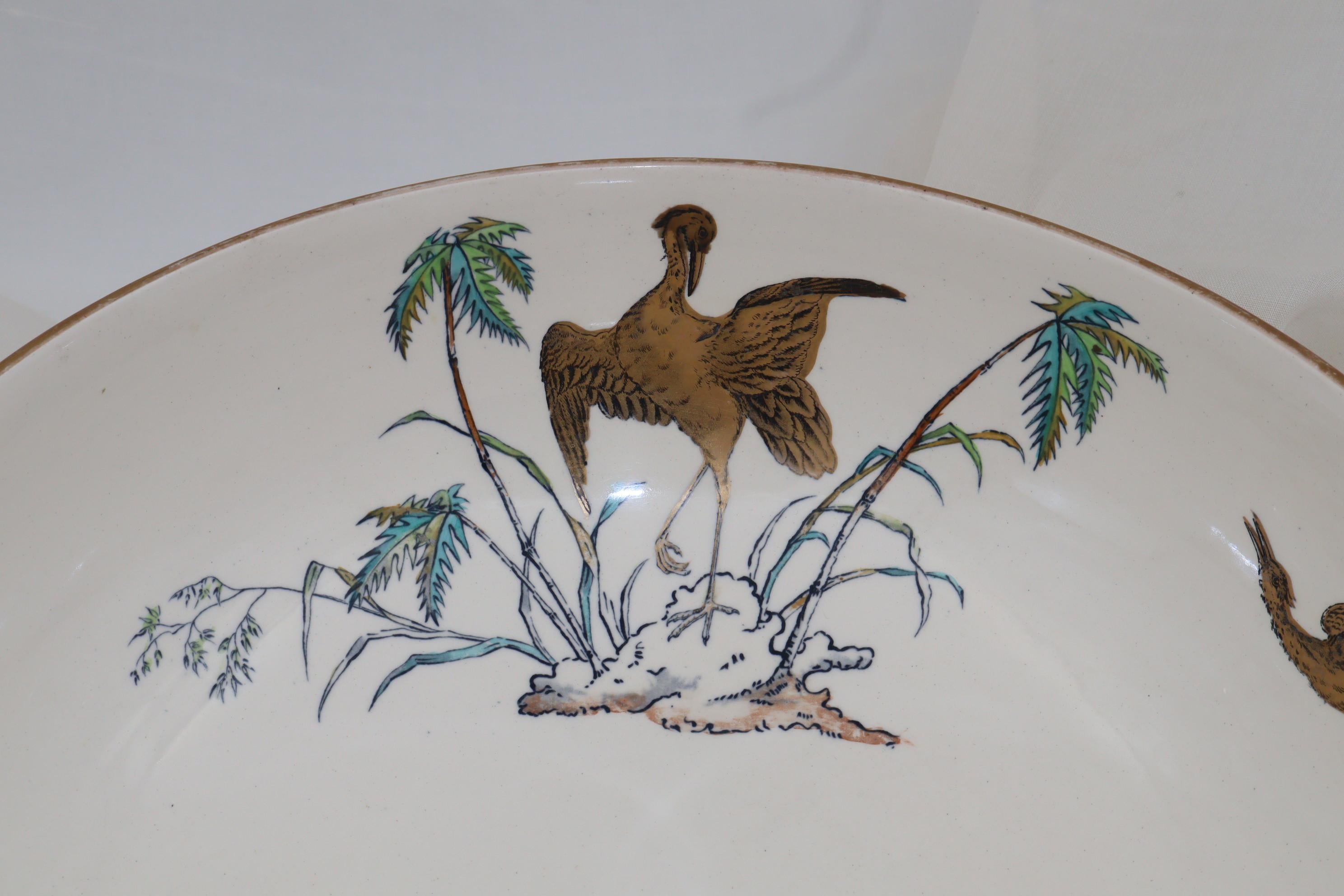 Japonisme Copeland Spode jug & basin in the Japanese style For Sale