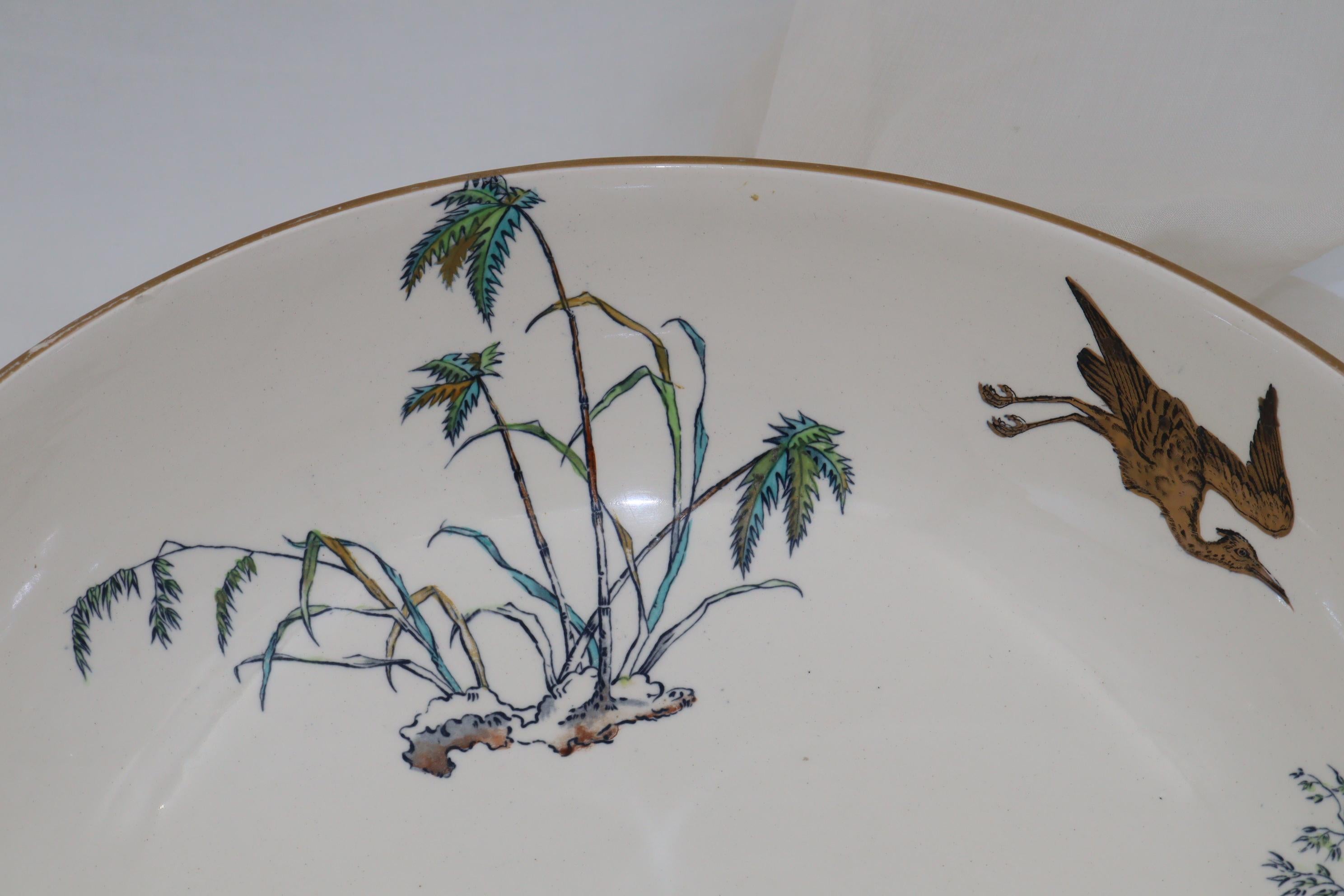 English Copeland Spode jug & basin in the Japanese style For Sale