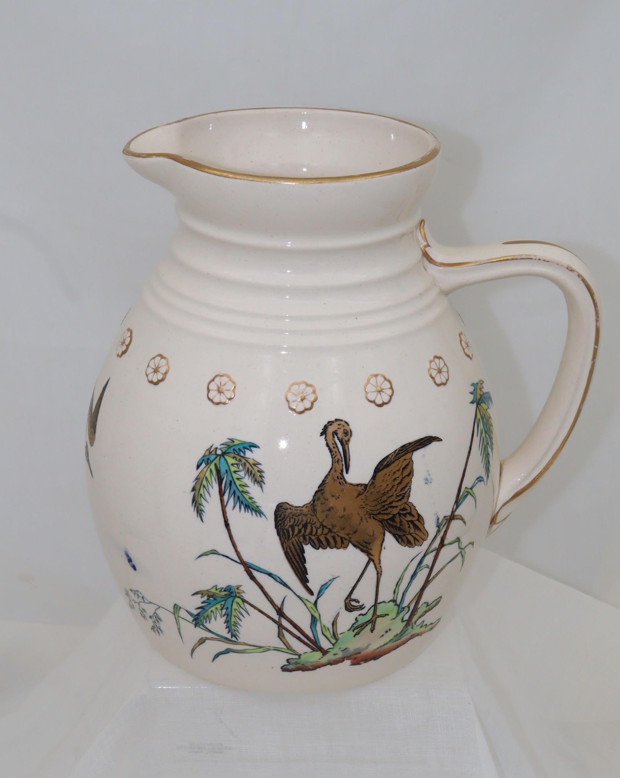 Copeland Spode jug & basin in the Japanese style In Good Condition For Sale In East Geelong, VIC