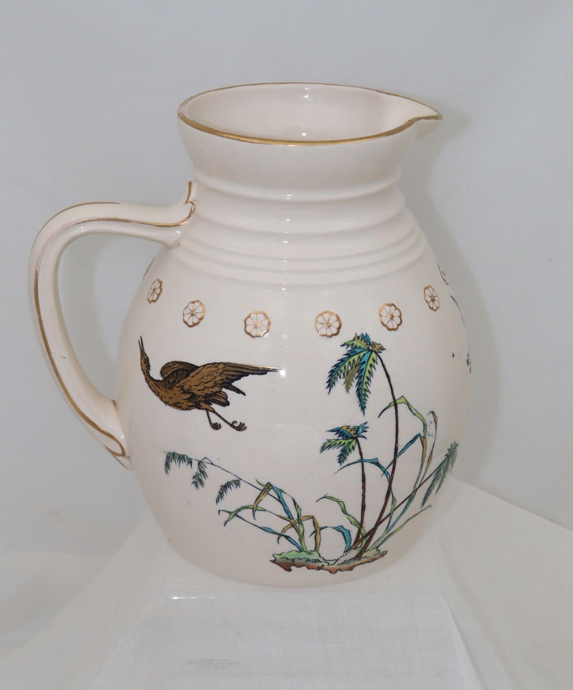 Late 19th Century Copeland Spode jug & basin in the Japanese style For Sale