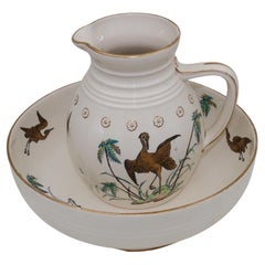 Copeland Spode jug & basin in the Japanese style
