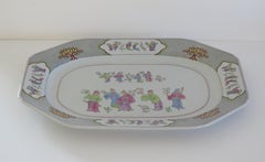 Copeland-Spode  Very Large Ironstone Platter in Chinese Figures pattern, Ca 1900