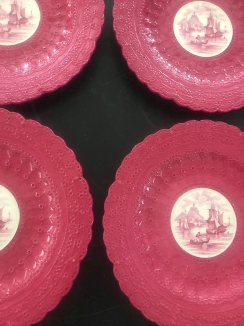 Hollywood Regency Copeland Spode Luncheon Plates-Set of 6, 1926