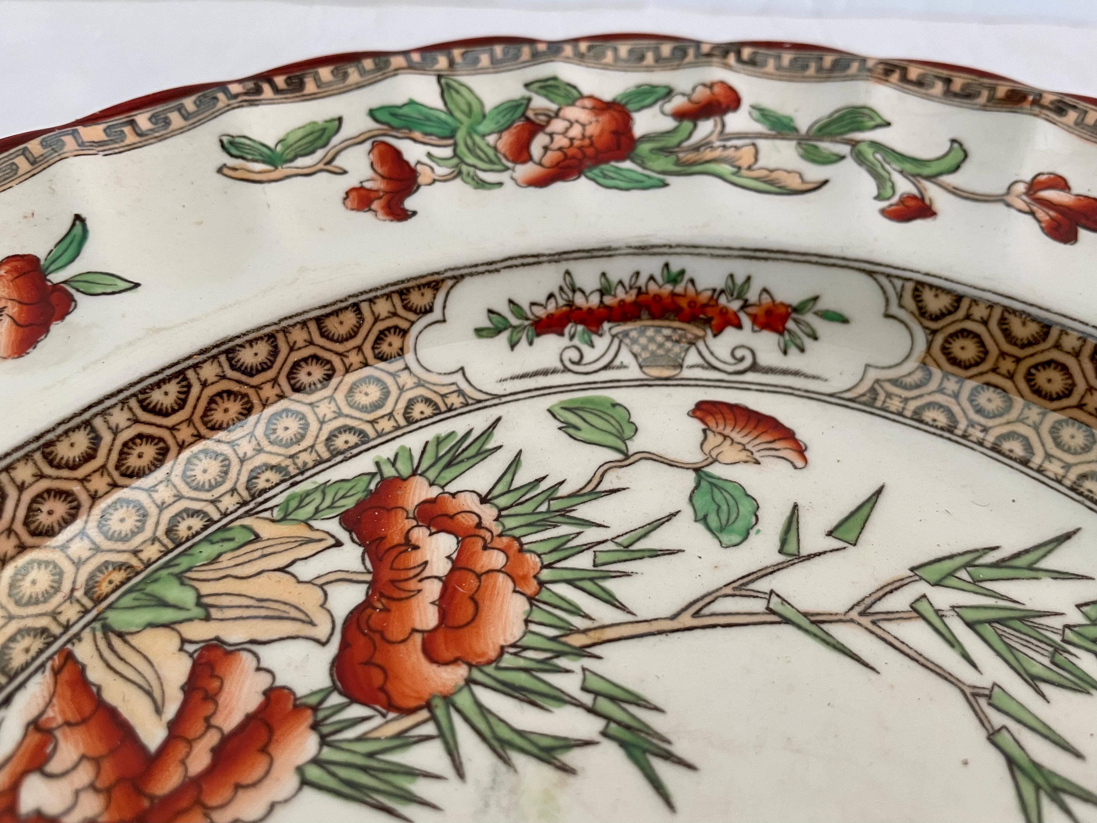 Début du 20ème siècle Plat de service ovale de Copeland Spode en vente