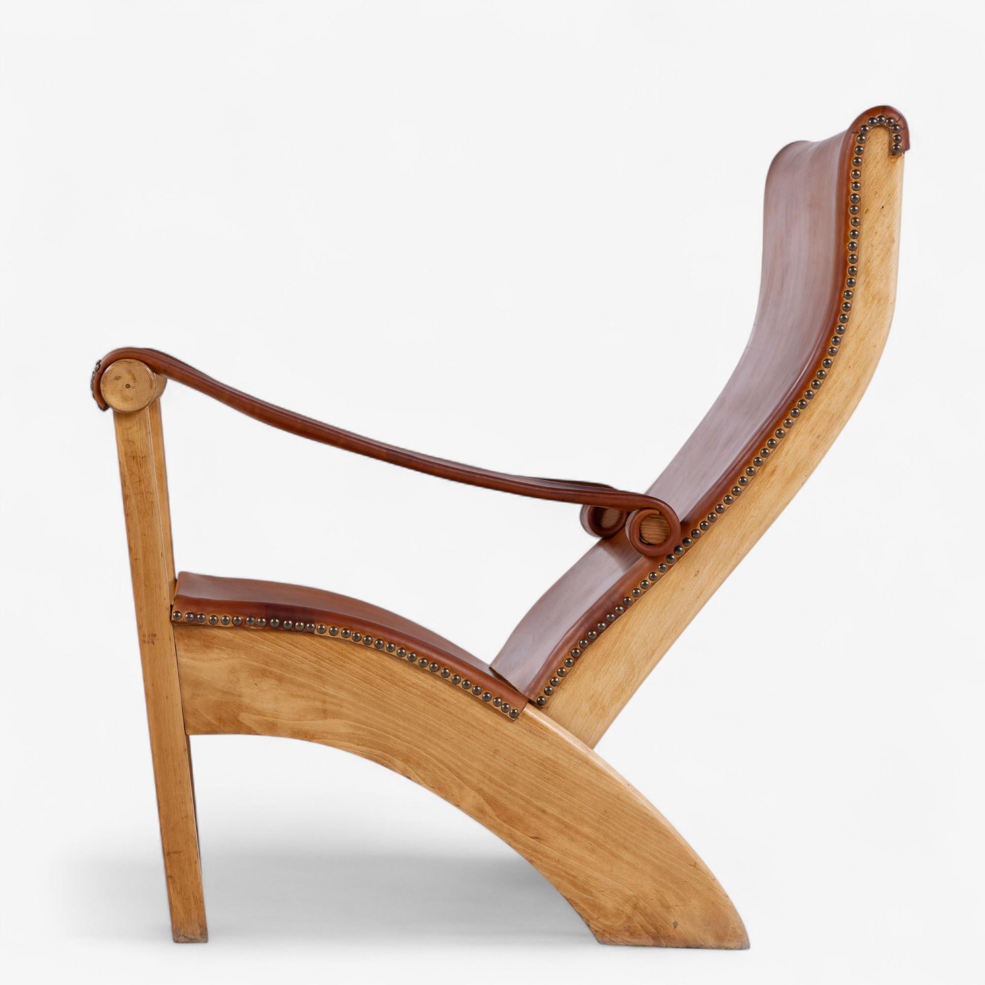 20th Century Copenhagen chair in oak by Mogens Voltelen For Sale