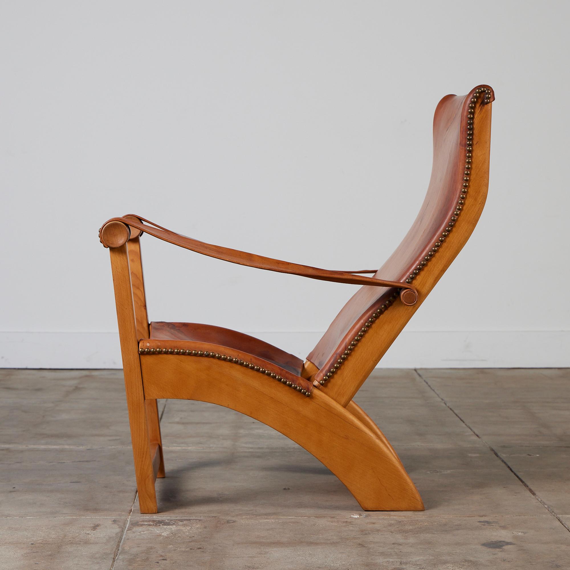 Danish Copenhagen Lounge Chair by Mogens Voltelen