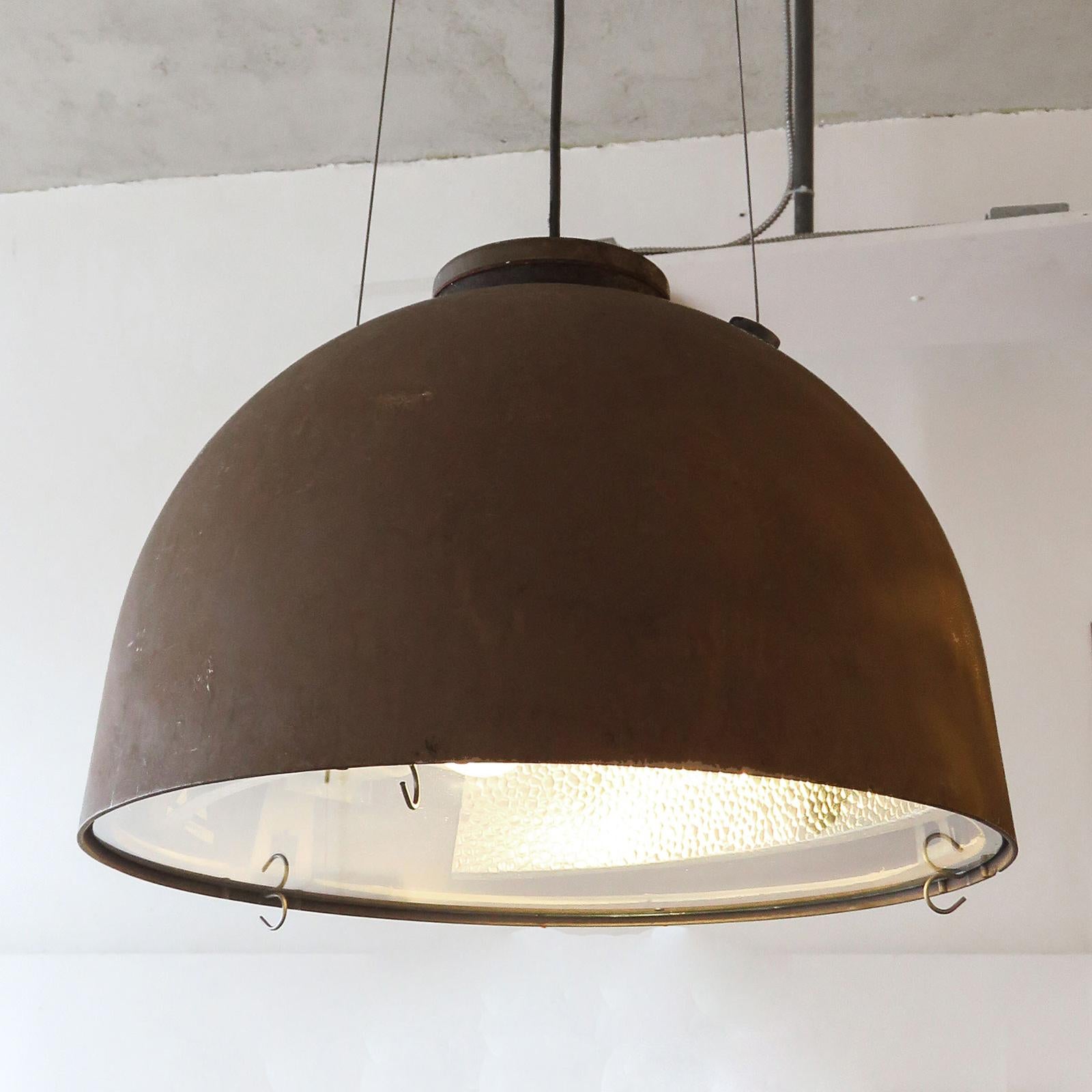 Steel 'Copenhagen' Pendant Lights, 1970s