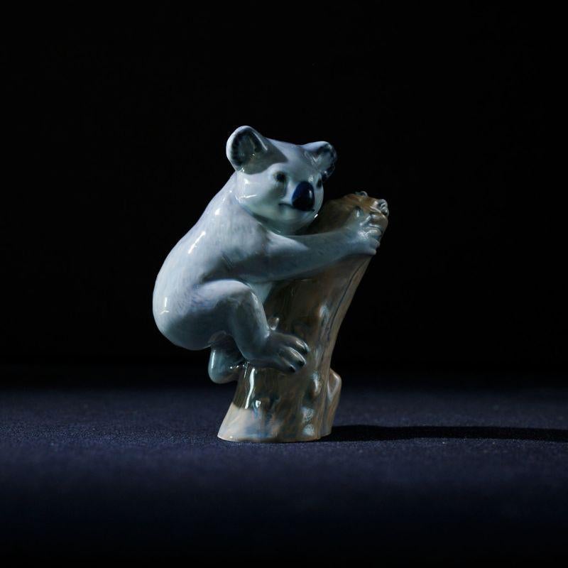 Figurine d'ours Koala en céramique B & G de Copenhague en porcelaine Excellent état - En vente à Berlin, BE
