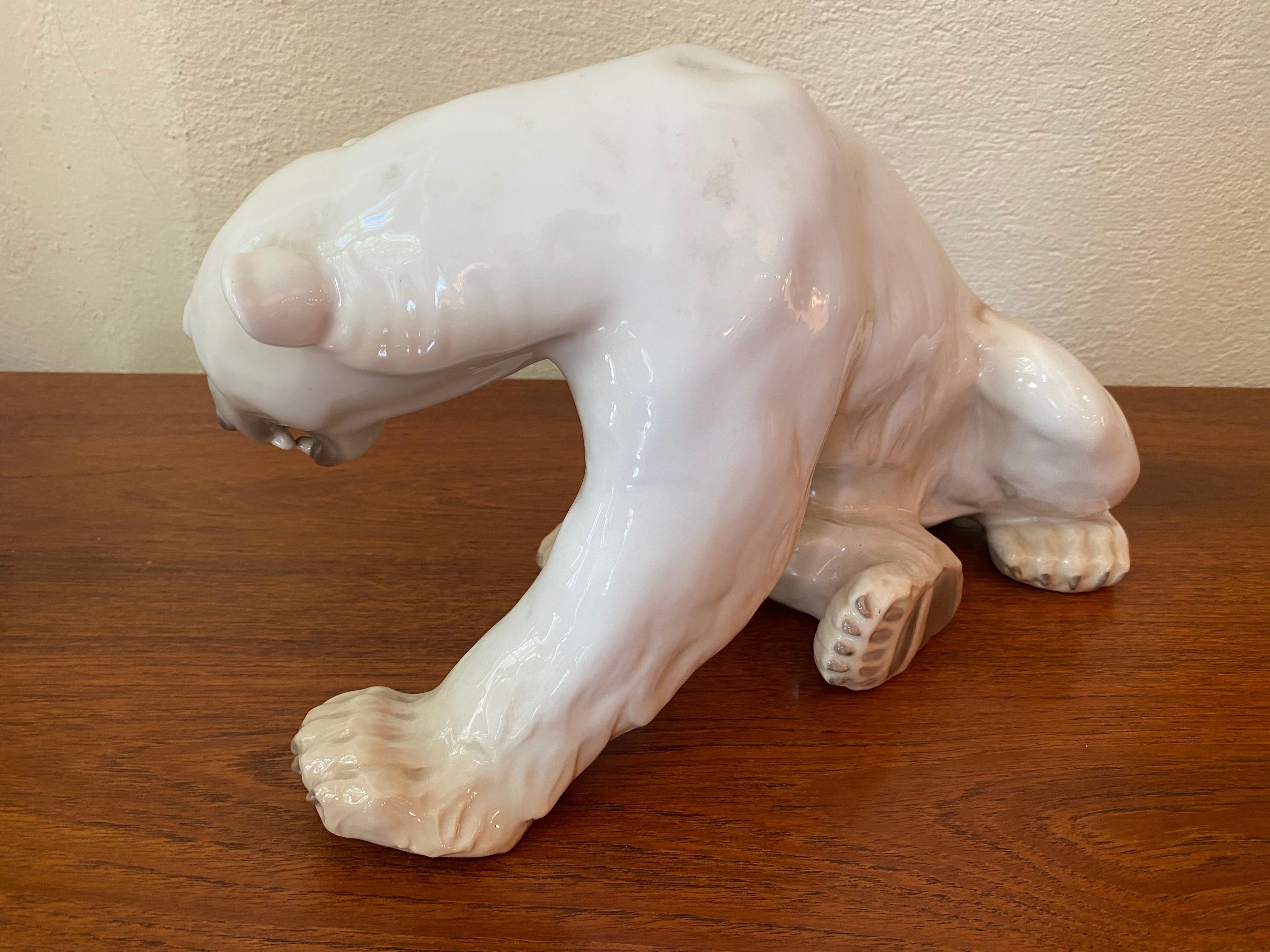 Scandinavian Modern Copenhagen Porcelain B&G Polar Bears