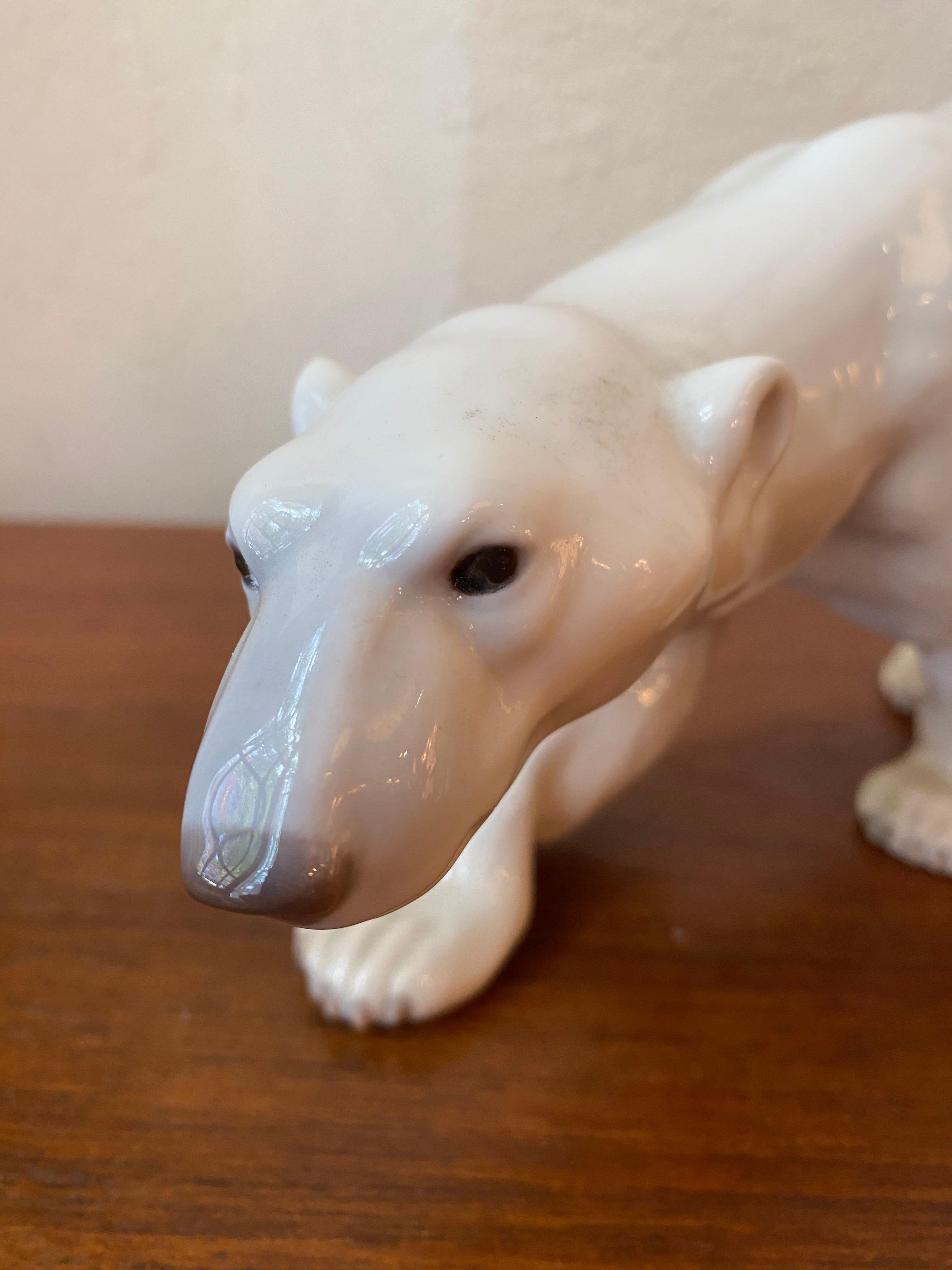 Copenhagen Porcelain B&G Polar Bears In Good Condition In Philadelphia, PA