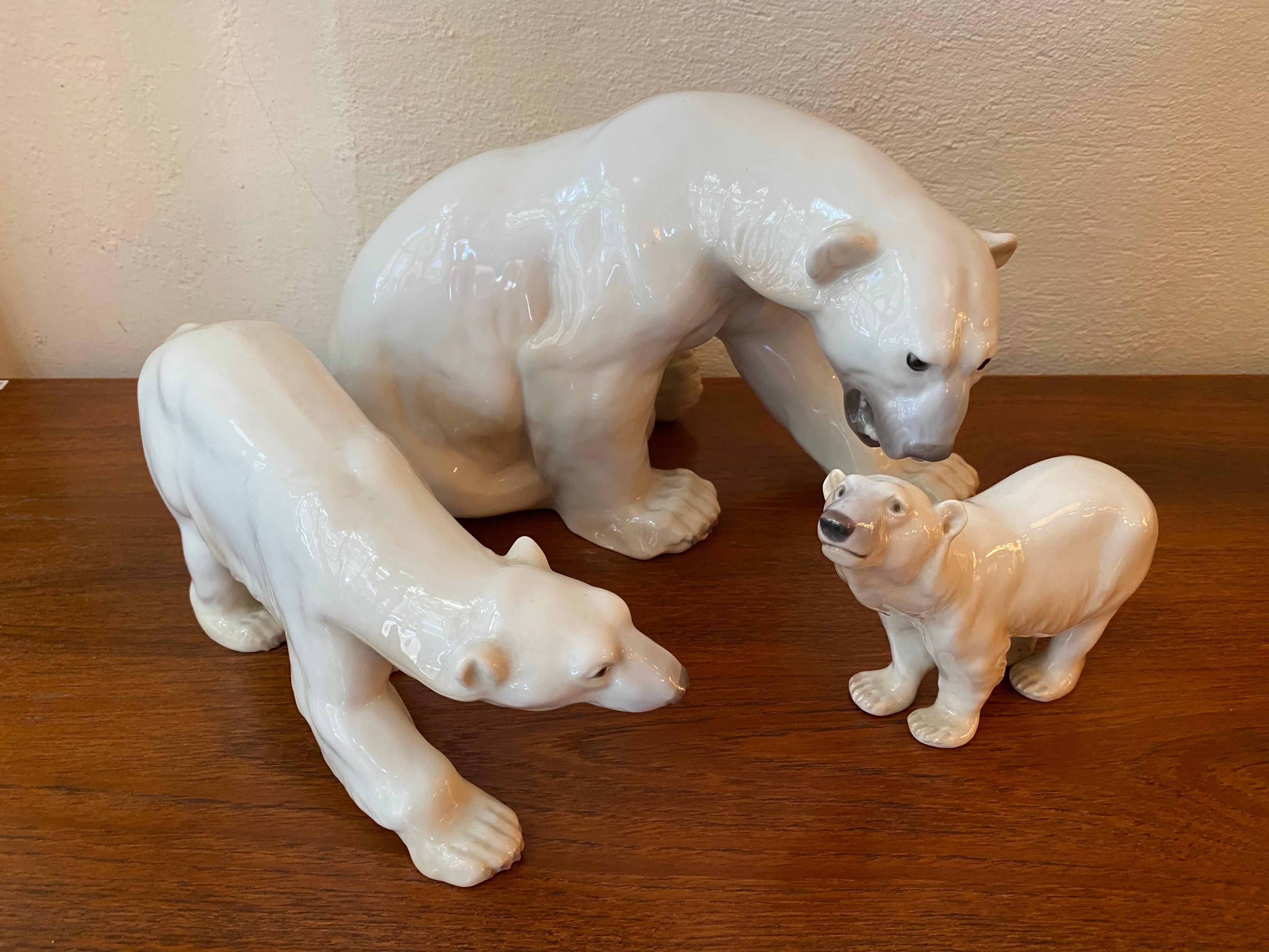 Copenhagen Porcelain B&G Polar Bears 1