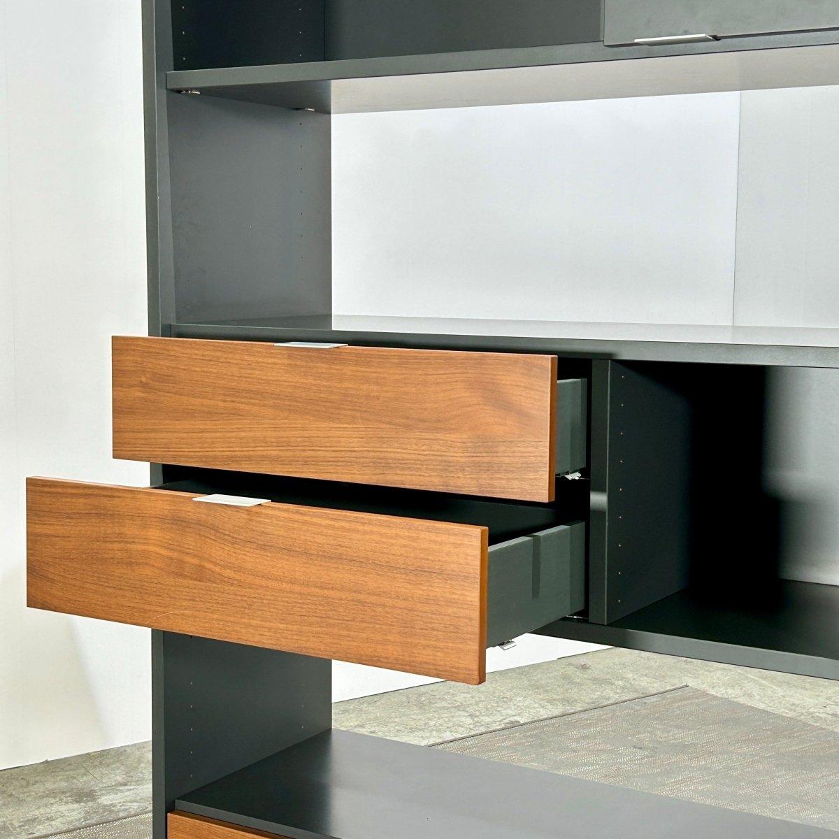 Introducing the stunning Copenhagen Wall Unit by BoConcept, a must-have addition to any modern home. Crafted with the highest quality materials, this wall unit boasts a sleek and contemporary design that will elevate any living space. The unit
