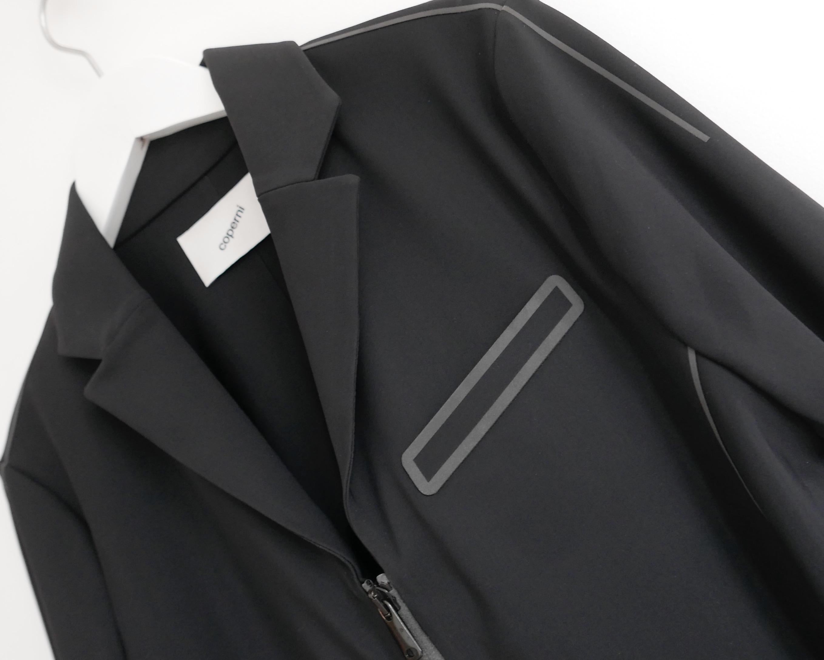 Chaqueta Coperni Negra Inspirada en la Escafandra Primavera 2021 Negro en venta