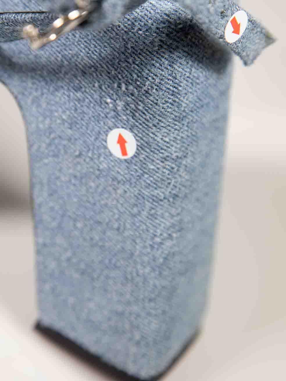 Sandalias de plataforma Coperni Blue Denim Bridge Talla IT 39 en venta 1