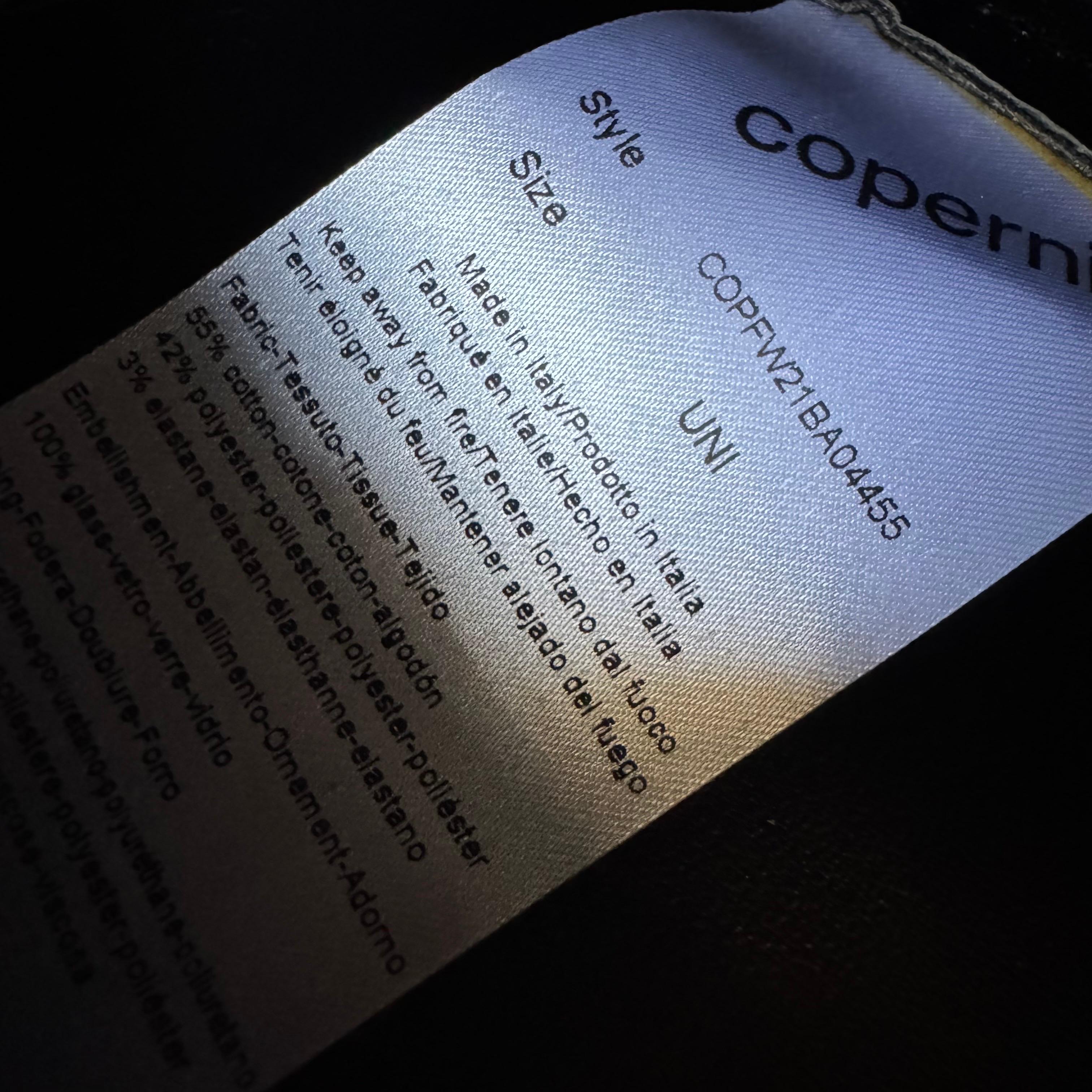 Borsa Coperni Mini Swipe impreziosita da cristalli, nera in vendita 12