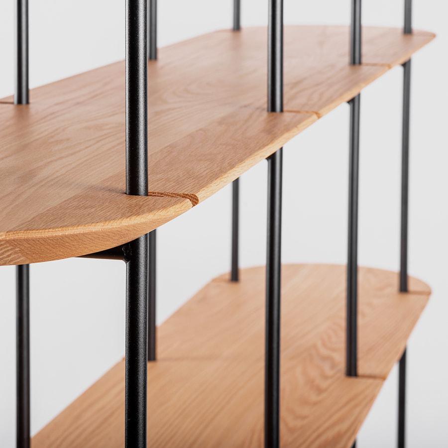 Copernico Bookshelf in Oak Moderno en venta