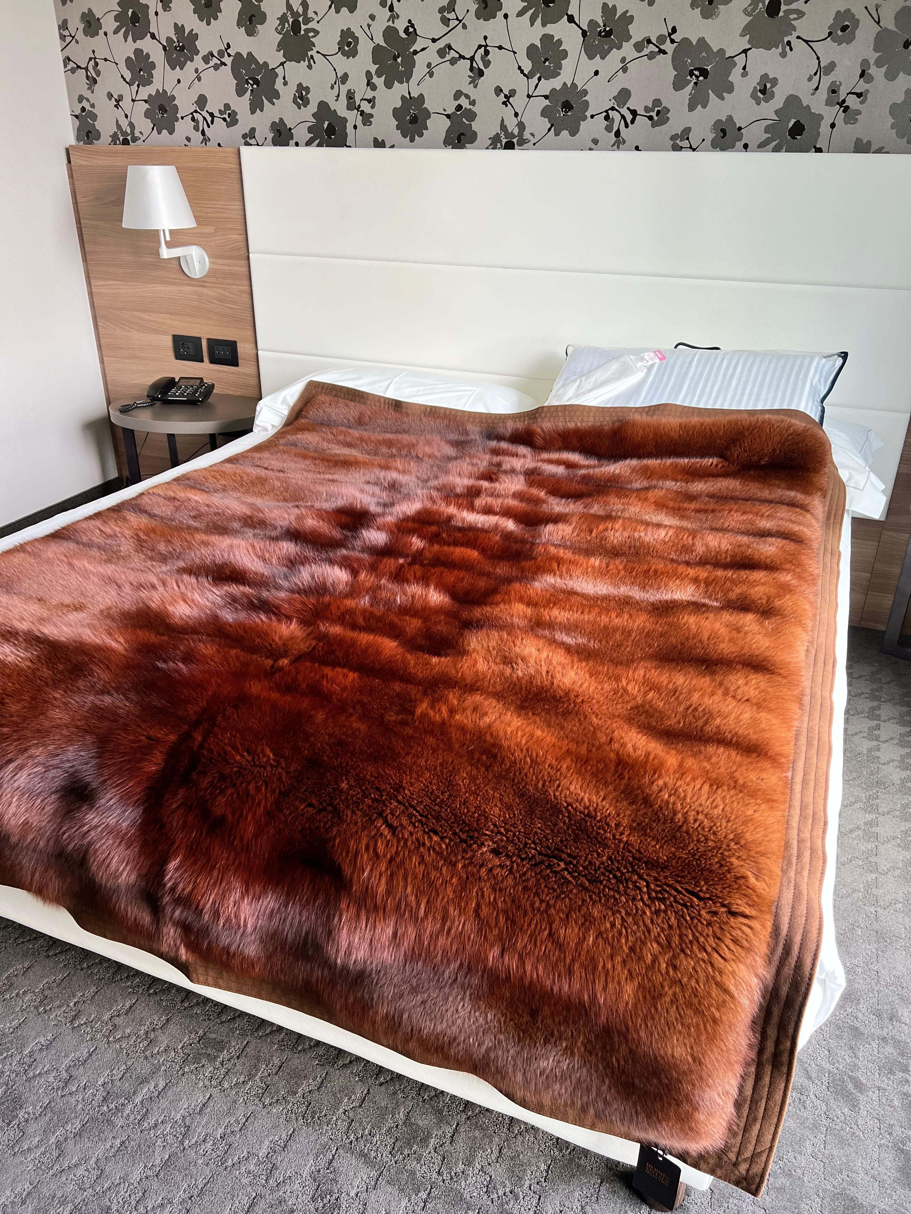 Coperta in pelliccia Hermès im Angebot 5
