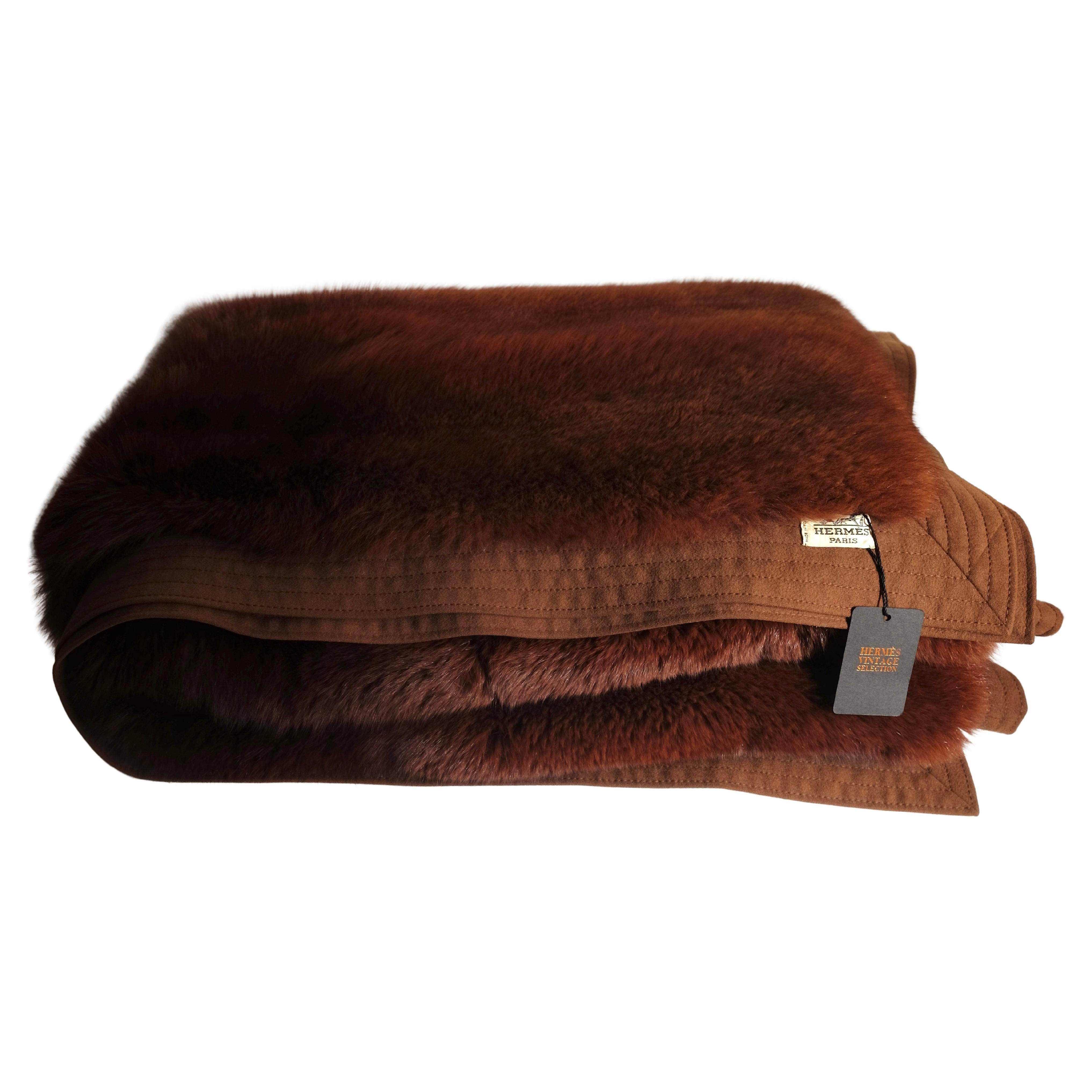 Coperta in pelliccia Hermès
