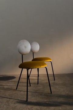 Couple of chairs in stainproof velvet.