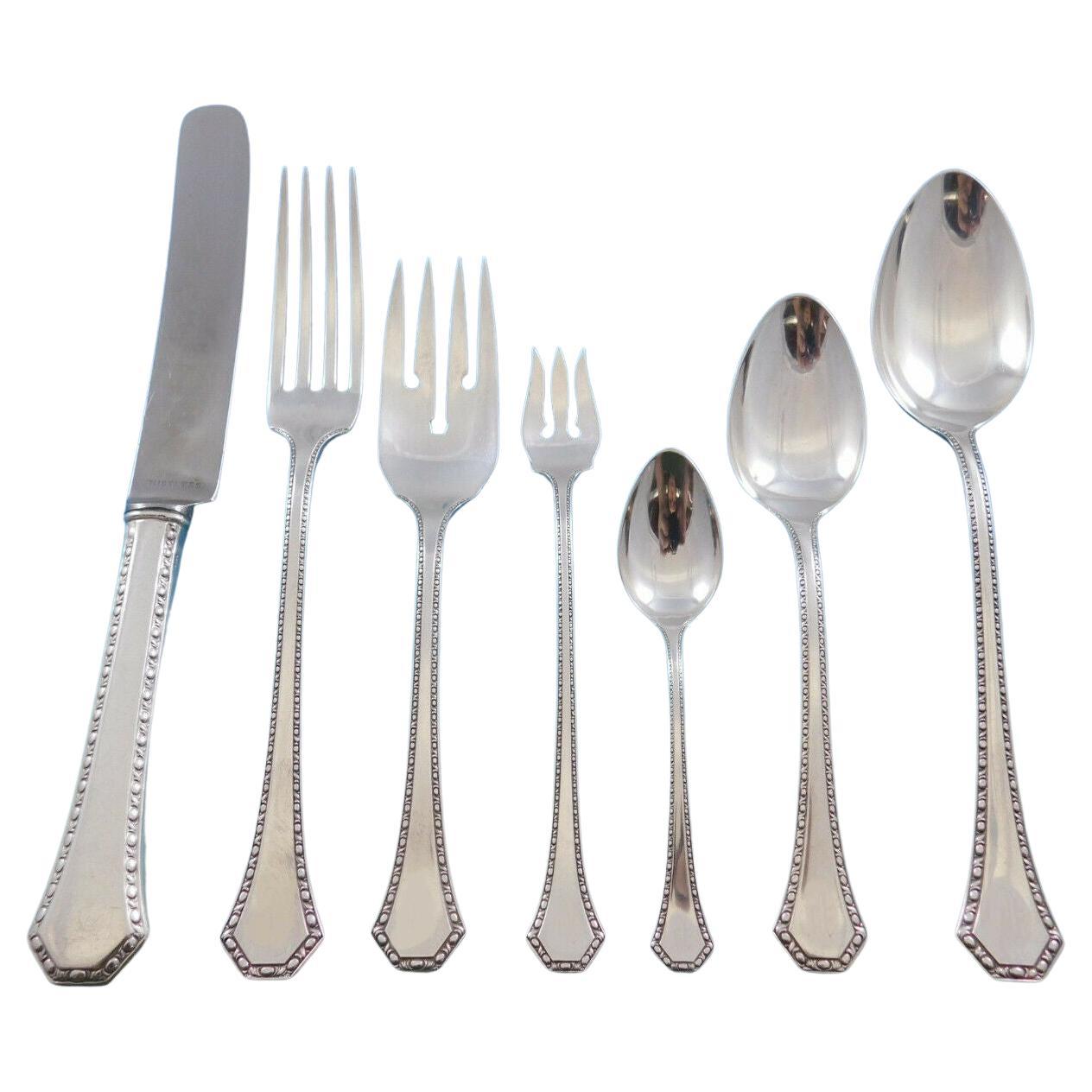 Copley by Reed & Barton Sterling Silver Flatware Set 89 Pieces For Sale