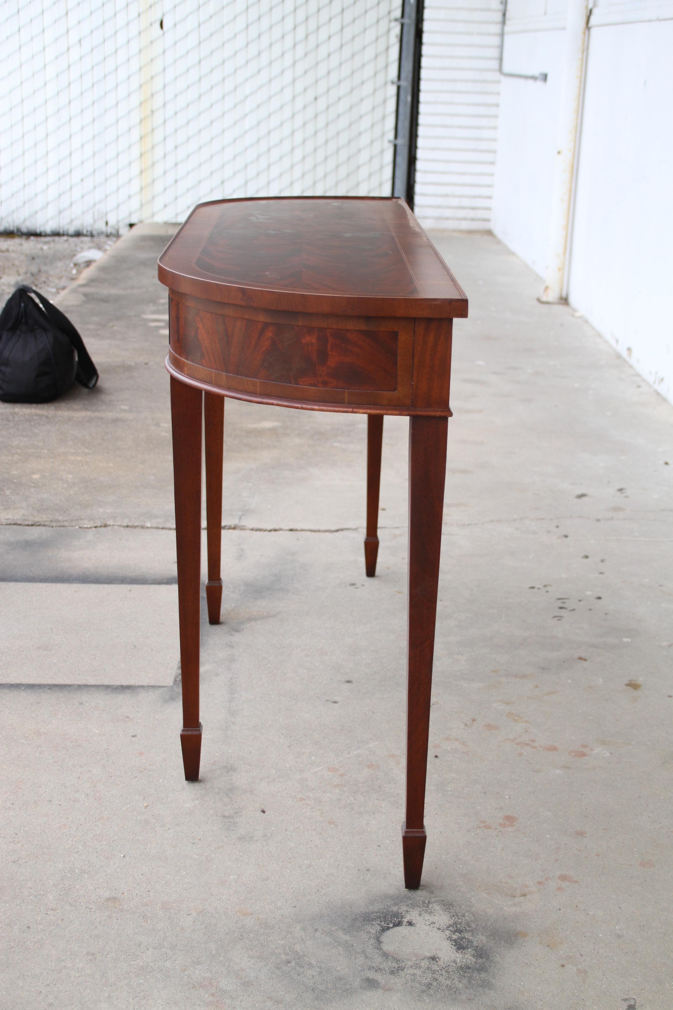 20th Century Copley Place Demilune Console Table by Hekman Furniture For Sale