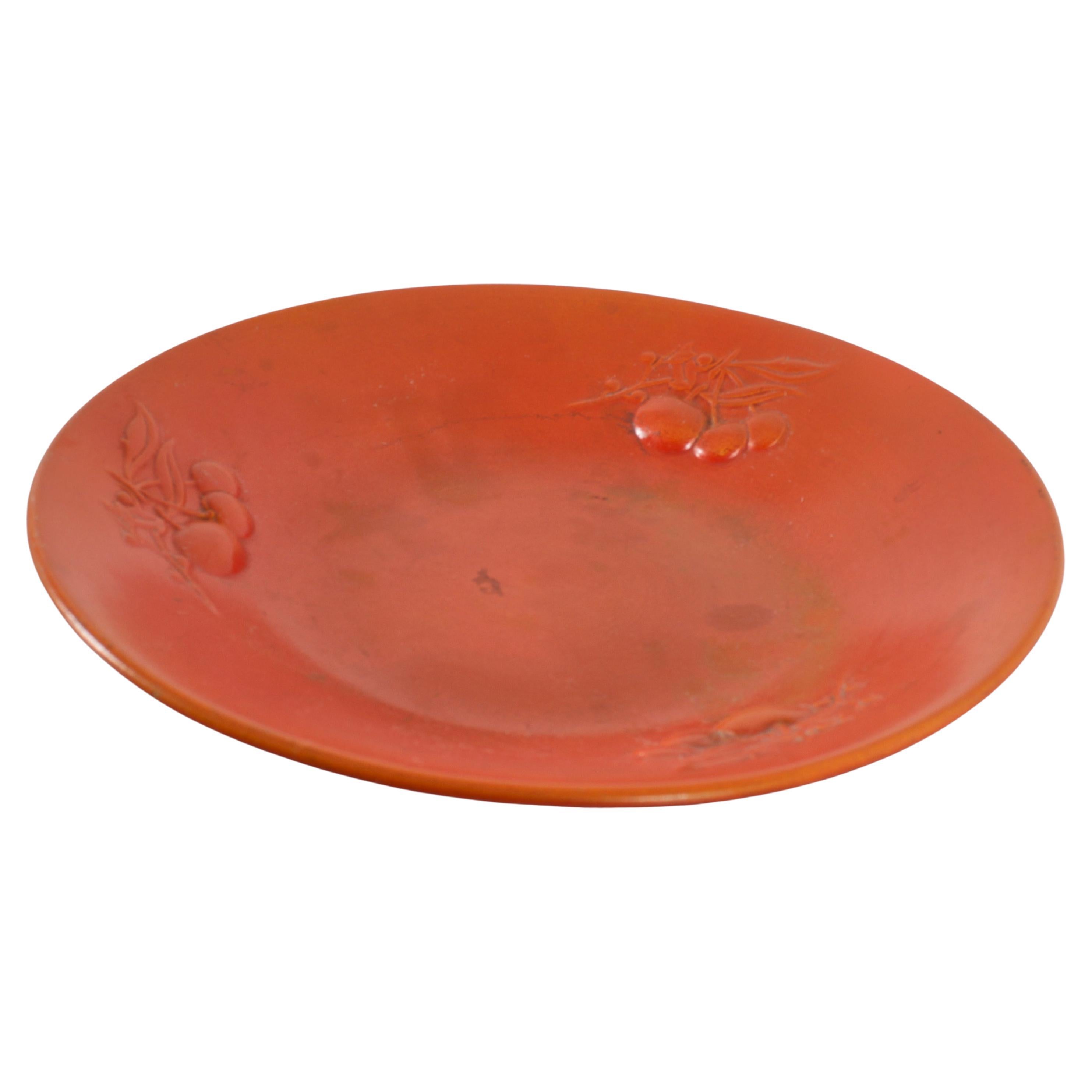 "Coppa Aurum" by G. Andlovitz for Lavenia Glazed Ceramic Centerpiece 1930s Italy en vente