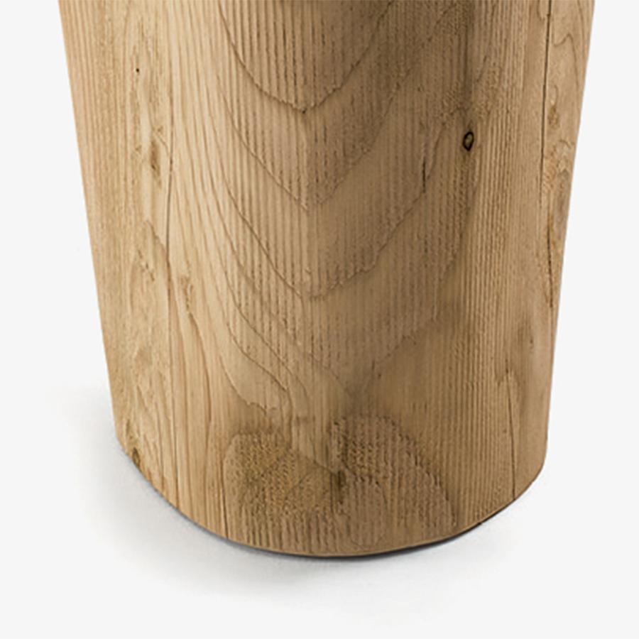 Italian Coppa Cedar Stool For Sale