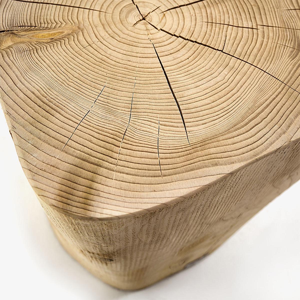 Coppa Cedar Stool In New Condition For Sale In Paris, FR